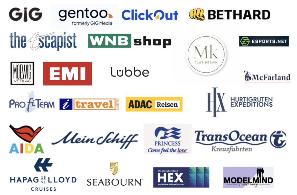 Meine Partner und Arbeitgeber (aktuell und ehemals)